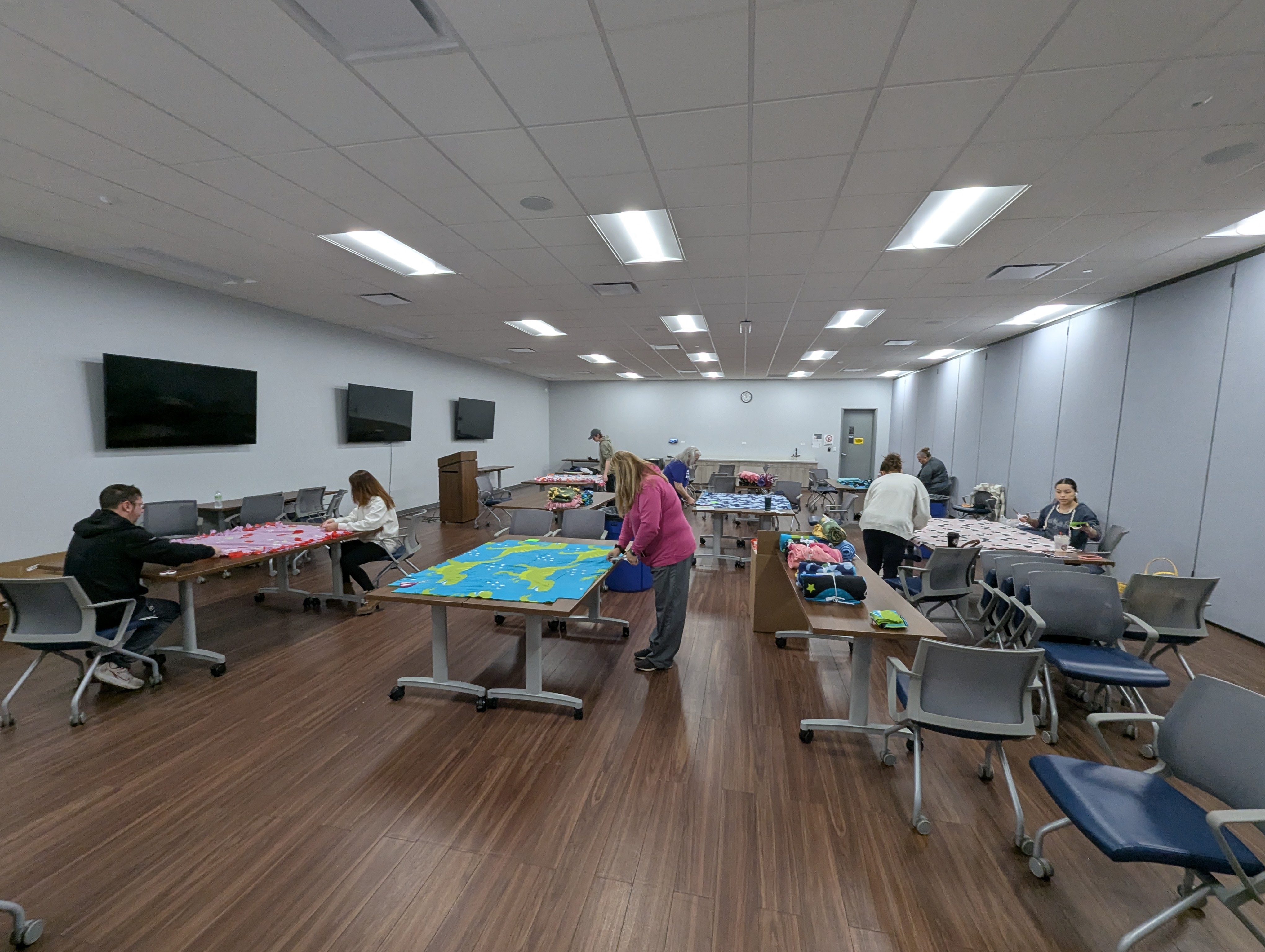 Tie Blanket Making Event